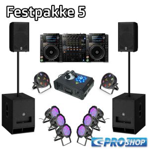 Festpakke 5 (DJ)  15″ top +18″ sub  NXS2  Storm