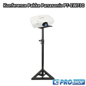 Konference-/Projektor Pakke – Panasonic PT-EW730 – 7000 Lumen – Lærred 284×184