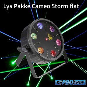 Lys pakke (1 x Lampe) Cameo Storm Flat