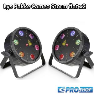 Lys Pakke (2 x Lamper) Cameo Storm Flat