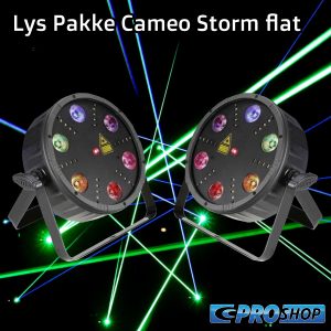 Lys Pakke (2 x Lamper) Cameo Storm Flat